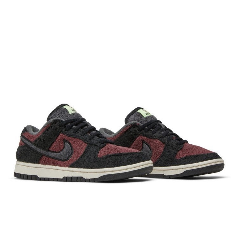 Nike Wmns Dunk Low SE "Fleece Pack - Burgundy Crush" DQ7579-600 (2022) NEW